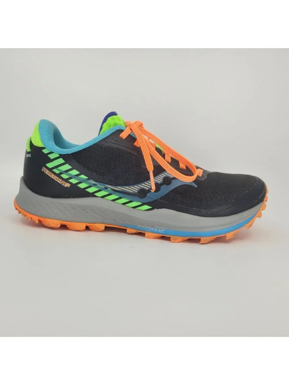 Saucony Men's Peregrine 11 S20641-25 Black Running Shoes Sneakers Size 8.5M